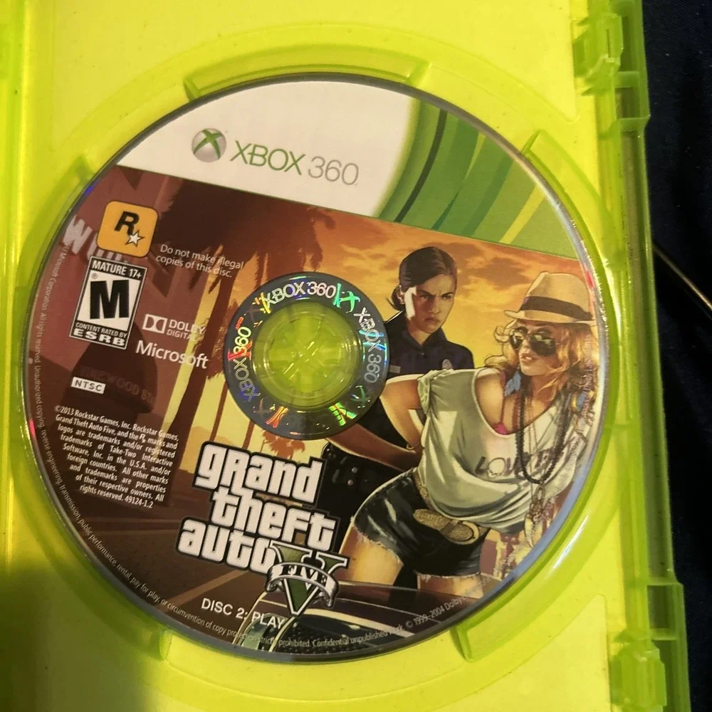 Grand Theft Auto V Xbox 360 With Map
